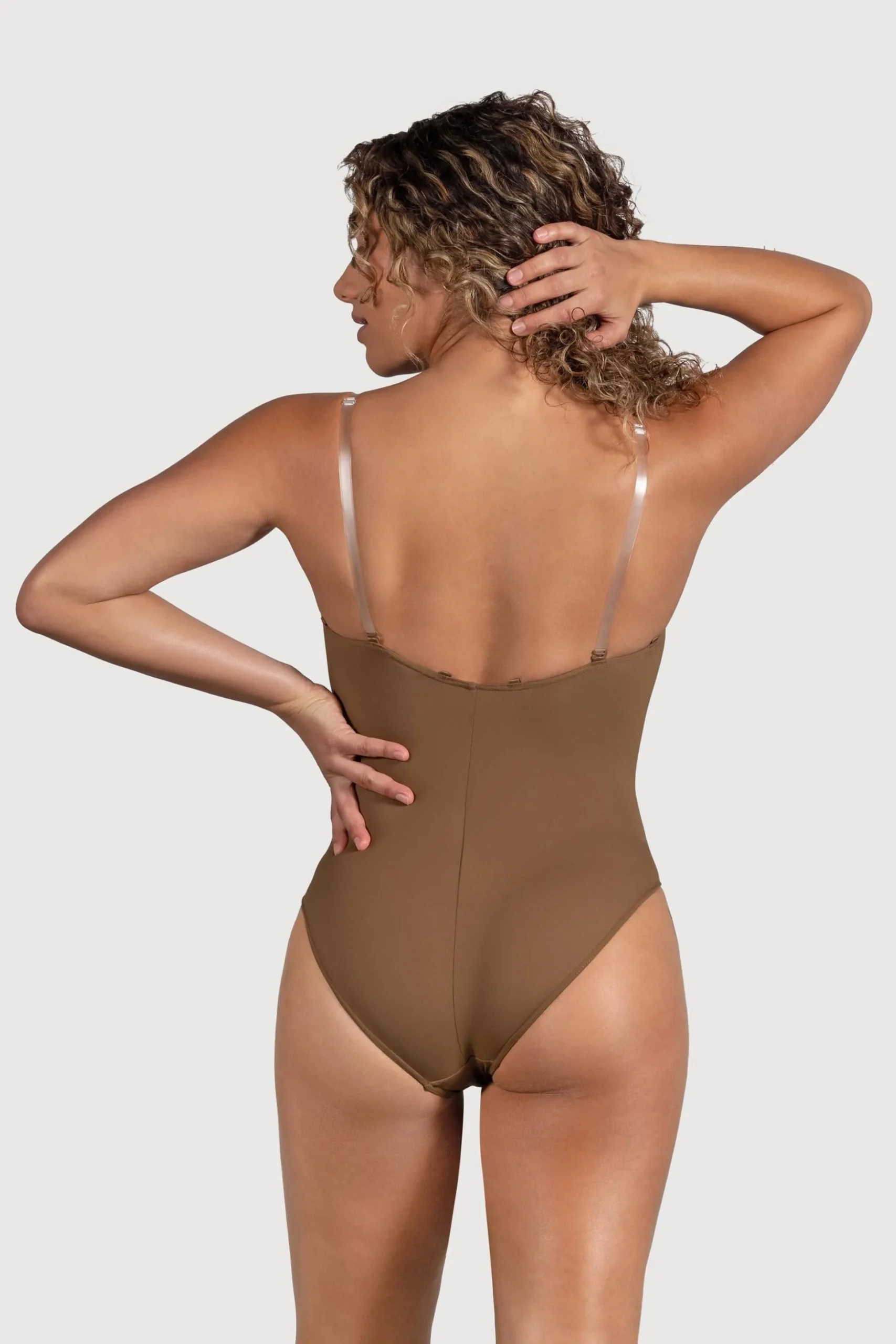 Bloch Unterwäsche^Estrella-Body mit verstellbaren Trägern für Damen almond