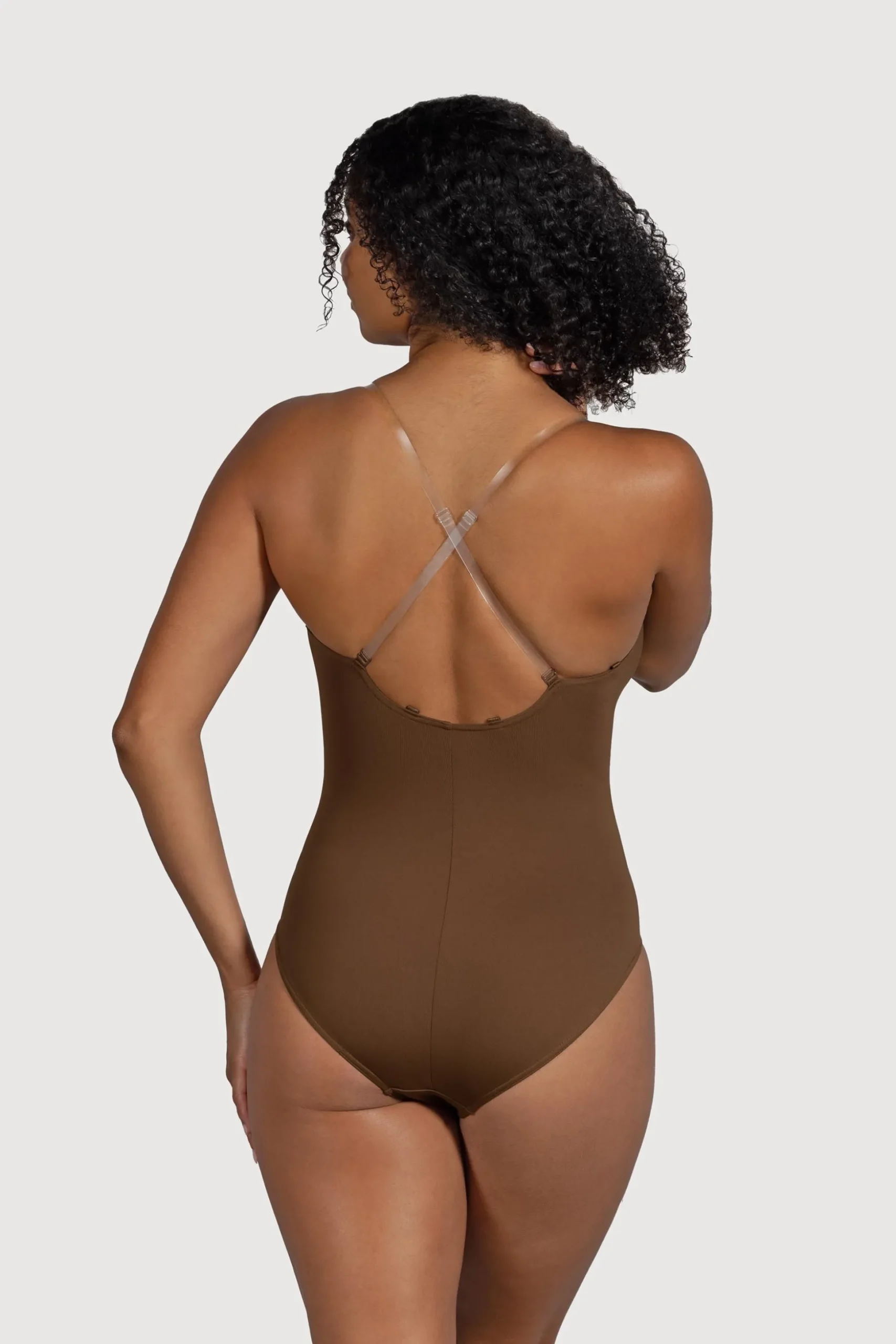 Bloch Unterwäsche^Estrella-Body mit verstellbaren Trägern für Damen cocoa