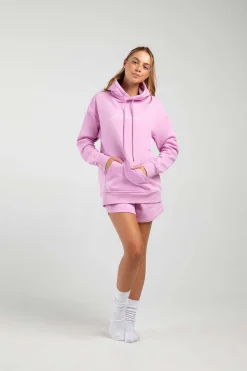 Bloch Oberteile^Freizeit-Hoodie aus Frottee mit langem Schnitt