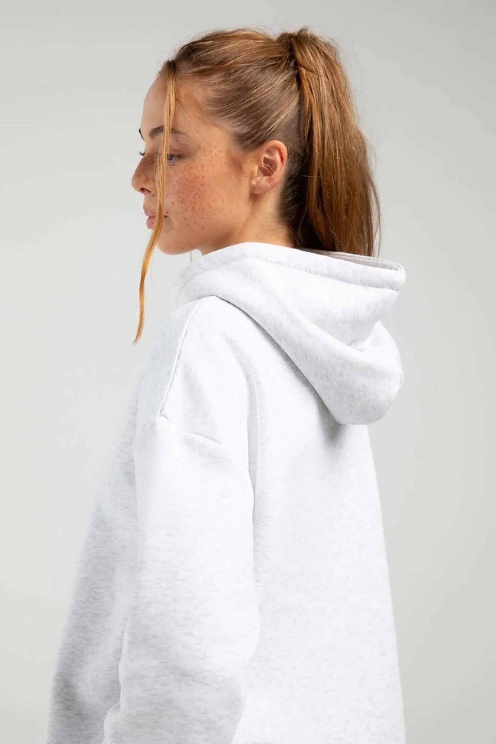 Bloch Oberteile|Aufwärmen^Freizeit-Hoodie aus Frottee mit langem Schnitt