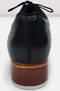 Bloch Herren|Stepptanz^Herren Jason Samuels Smith Tap-Schuhe mit natürlicher Sohle blackleather