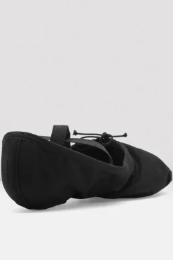 Bloch Herren|Ballett^Herren Pumps Canvas Ballettschuhe blackcanvas