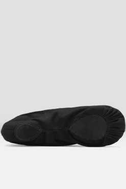 Bloch Herren|Ballett^Herren Pumps Canvas Ballettschuhe blackcanvas
