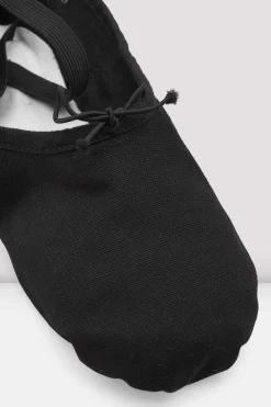 Bloch Herren|Ballett^Herren Pumps Canvas Ballettschuhe blackcanvas