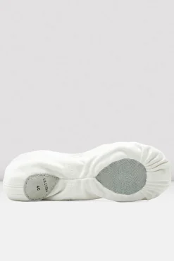 Bloch Herren|Ballett^Herren Pumps Canvas Ballettschuhe whitecanvas