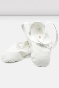 Bloch Herren|Ballett^Herren Pumps Canvas Ballettschuhe whitecanvas