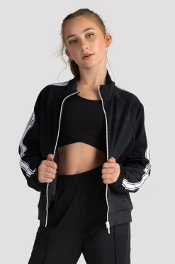 Bloch Oberteile|Aufwärmen^Kinder-Trainingsjacke mit -Logo black