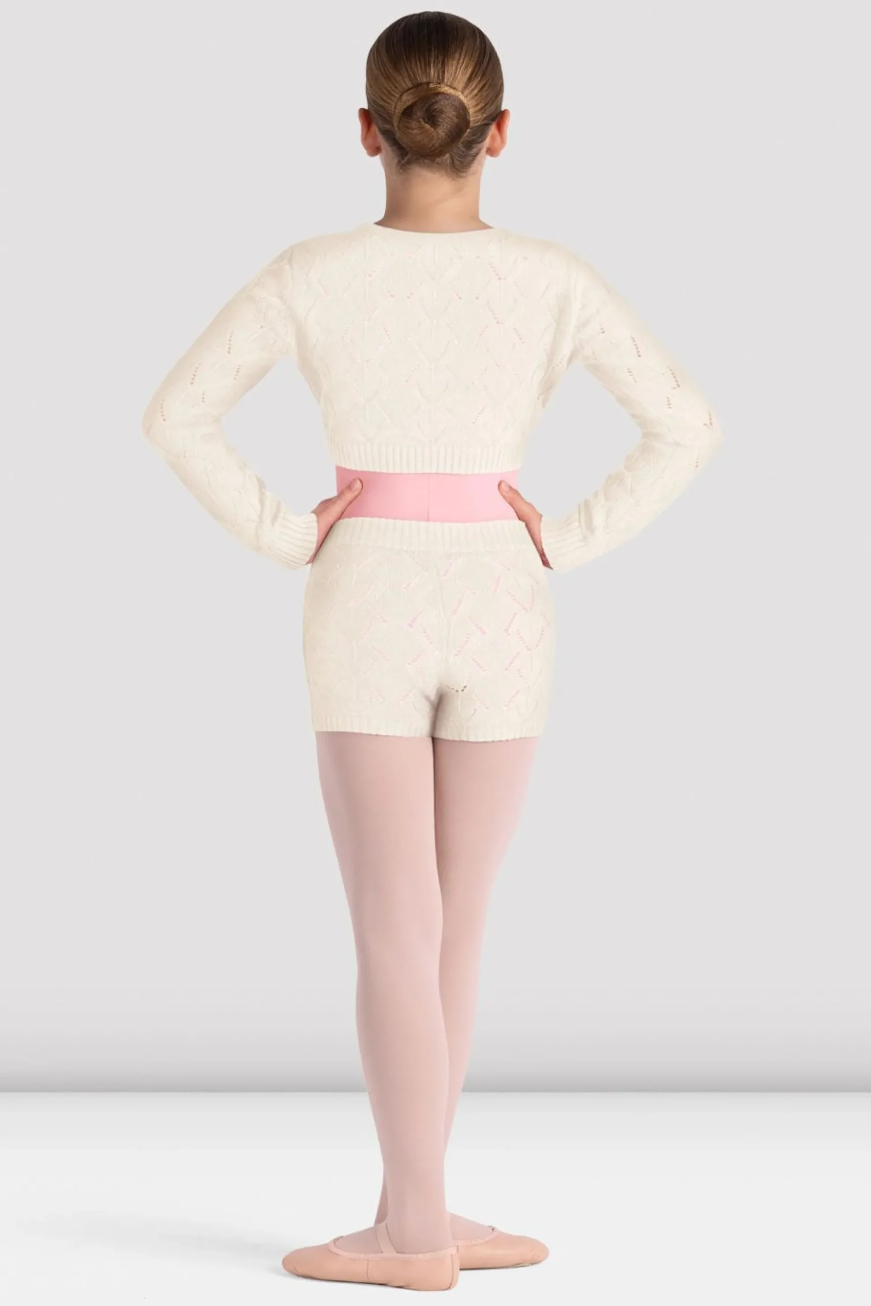 Bloch Aufwärmen|Strickwaren^Kylie Strickshorts für Mädchen winterwhite