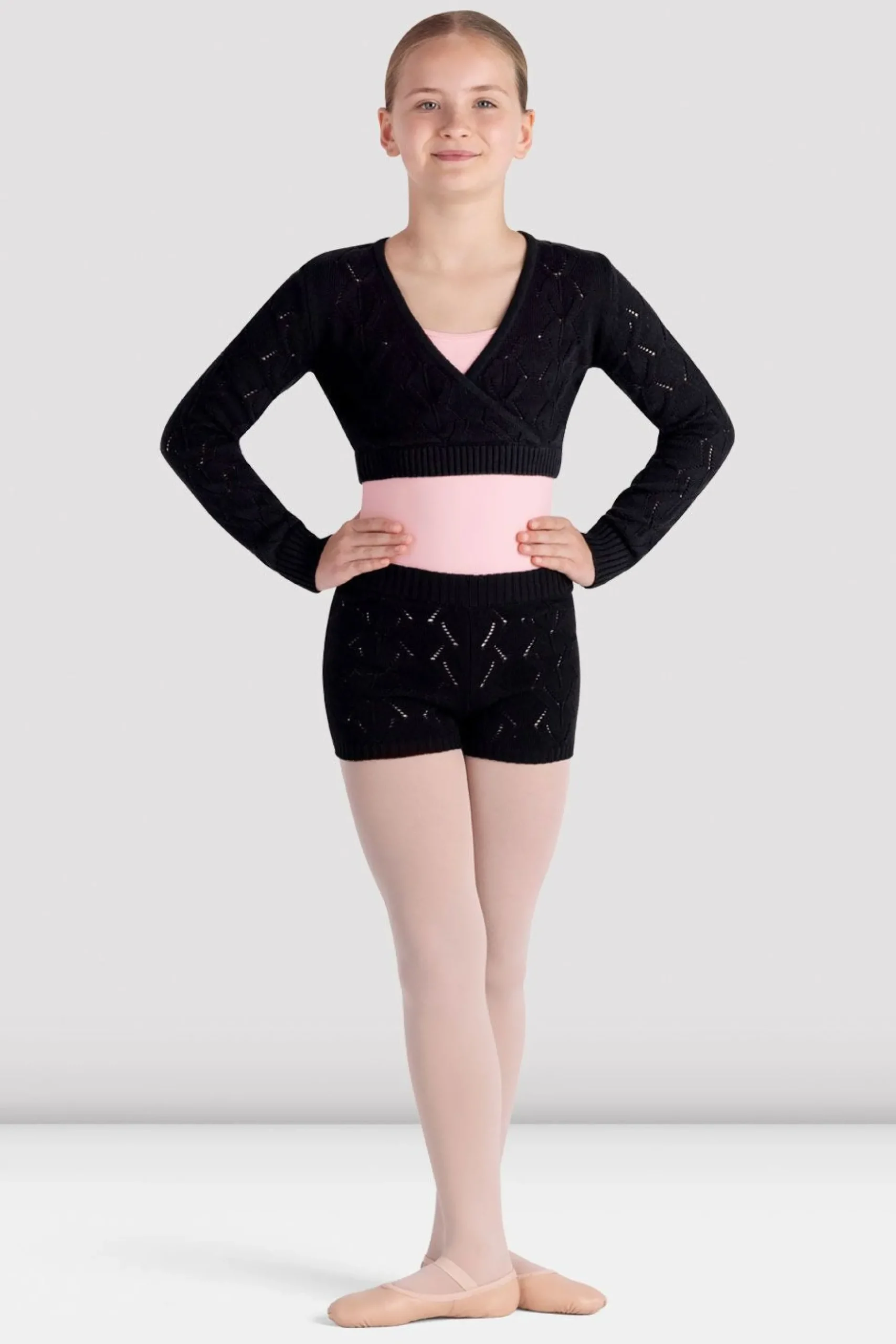 Bloch Shorts & Slips|Aufwärmen^Kylie Strickshorts für Mädchen black