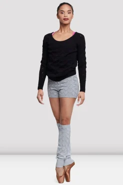 Bloch Beinwärmer|Aufwärmen^Ladies Stelle Knit Leg Warmers greymarle