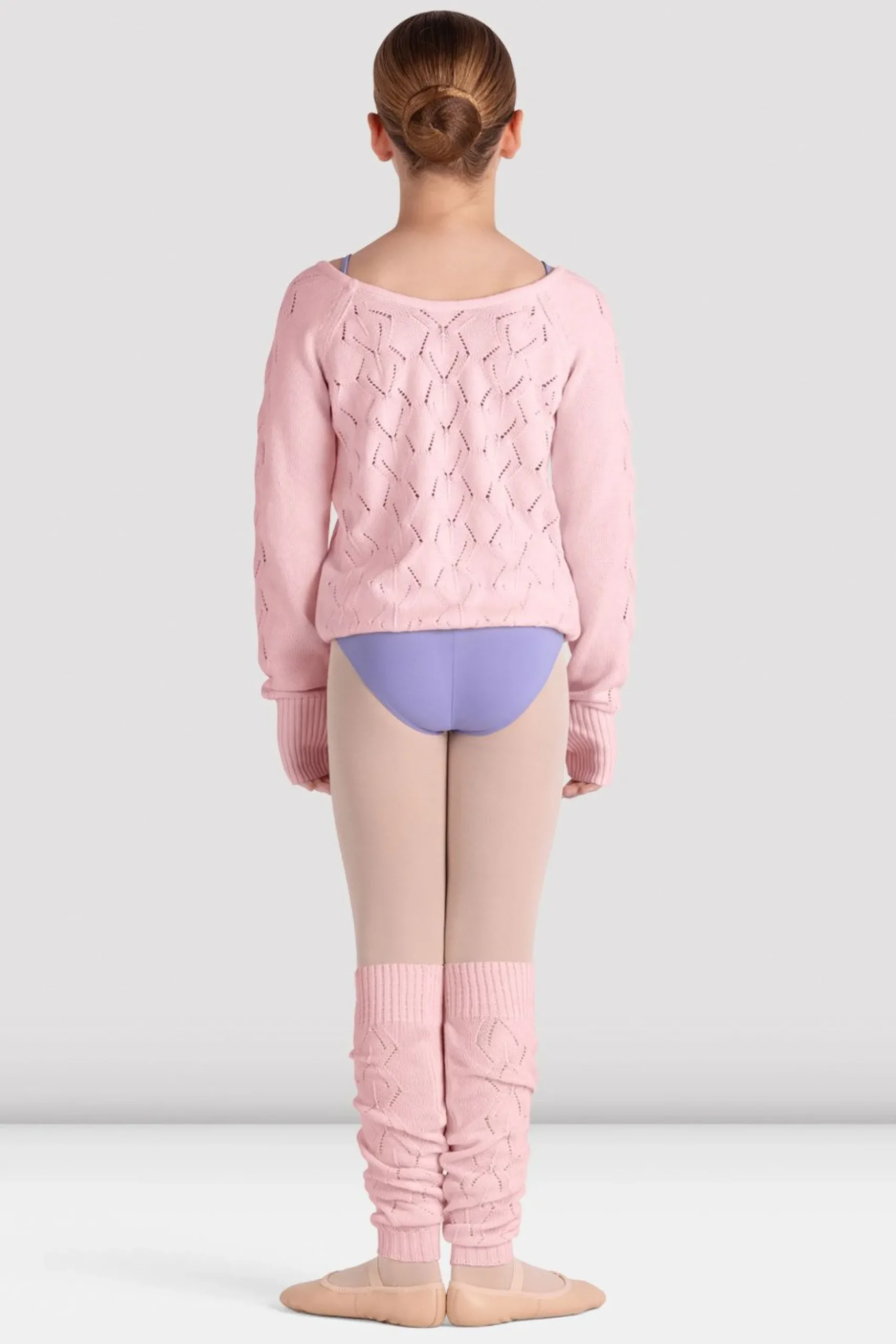 Bloch Oberteile|Aufwärmen^Langarmpullover Amaya für Mädchen candypink