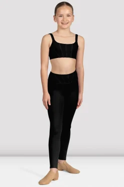 Bloch Oberteile^Mädchen – Layana – Kurzes Camisole-Top black