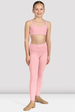 Bloch Oberteile^Mädchen – Layana – Kurzes Camisole-Top candypink