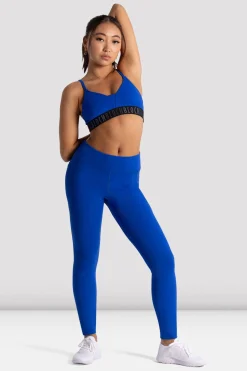 Bloch Crop Tops|Oberteile^Mädchen BH-Top mit Signatur-Logo cobalt