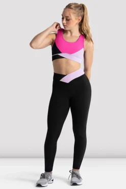 Bloch Hosen & Leggings|Hosen Und Leggings^Mädchen Freestyle Wickel-Leggings blackpink