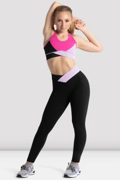 Bloch Hosen & Leggings|Hosen Und Leggings^Mädchen Freestyle Wickel-Leggings blackpink
