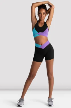 Bloch Kurze Hose|Shorts & Slips^Mädchen Freestyle Wrap Shorts black