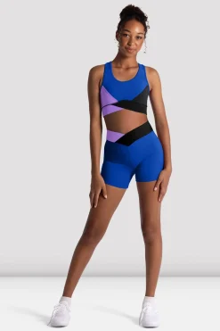 Bloch Kurze Hose|Shorts & Slips^Mädchen Freestyle Wrap Shorts cobalt