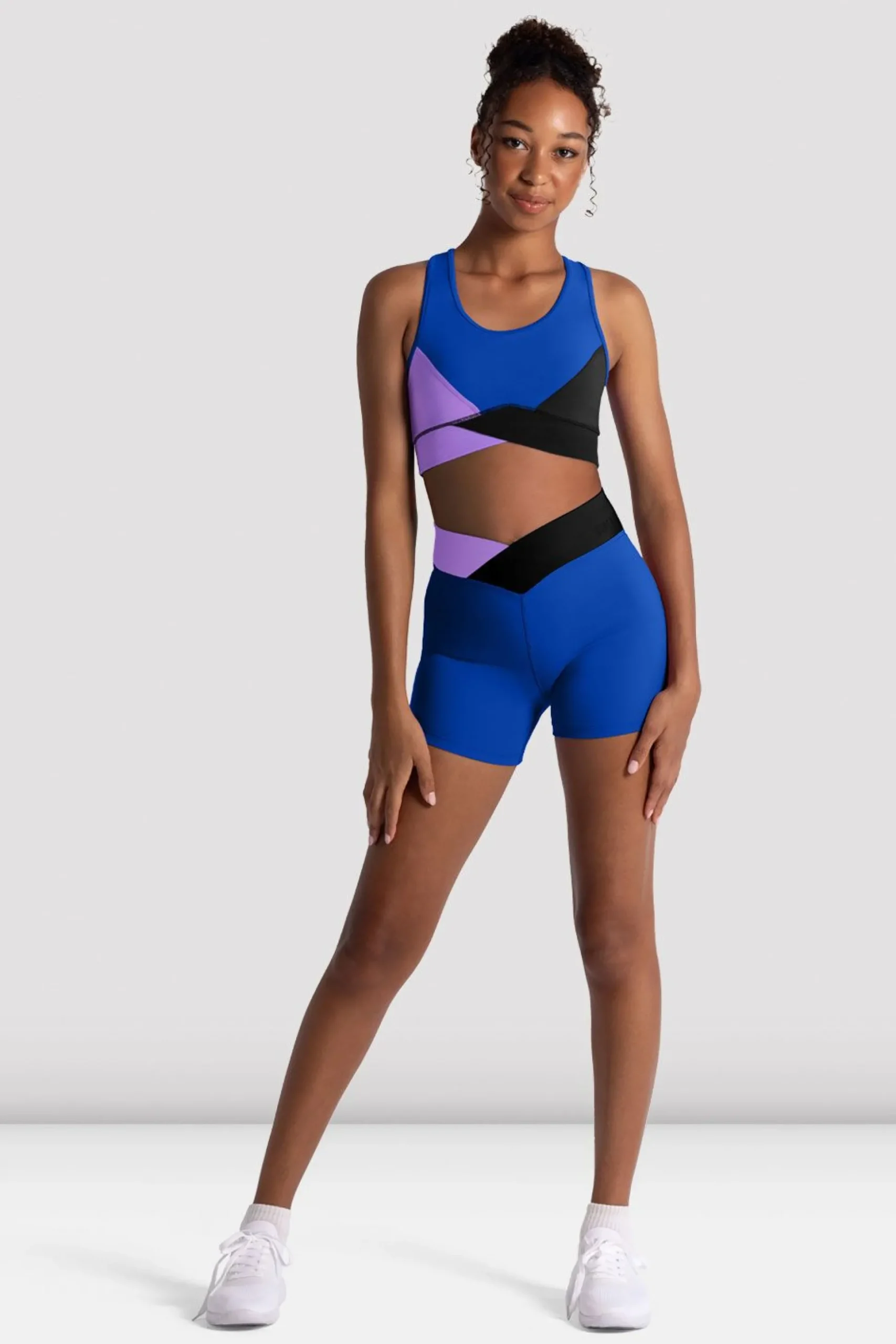 Bloch Kurze Hose|Shorts & Slips^Mädchen Freestyle Wrap Shorts cobalt