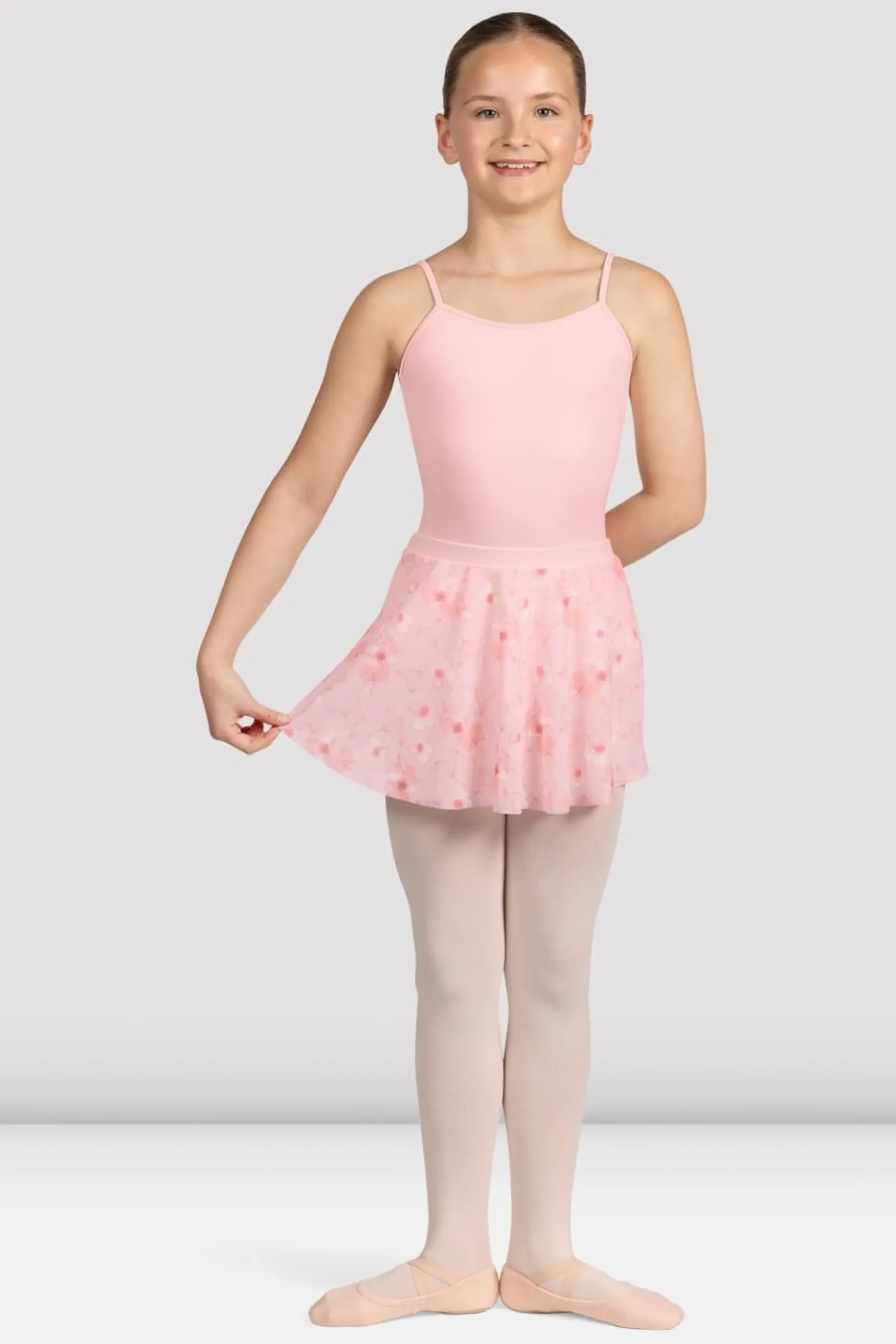Bloch Röcke & Tutus^Mädchen Grace Blumen-Netzrock candypink