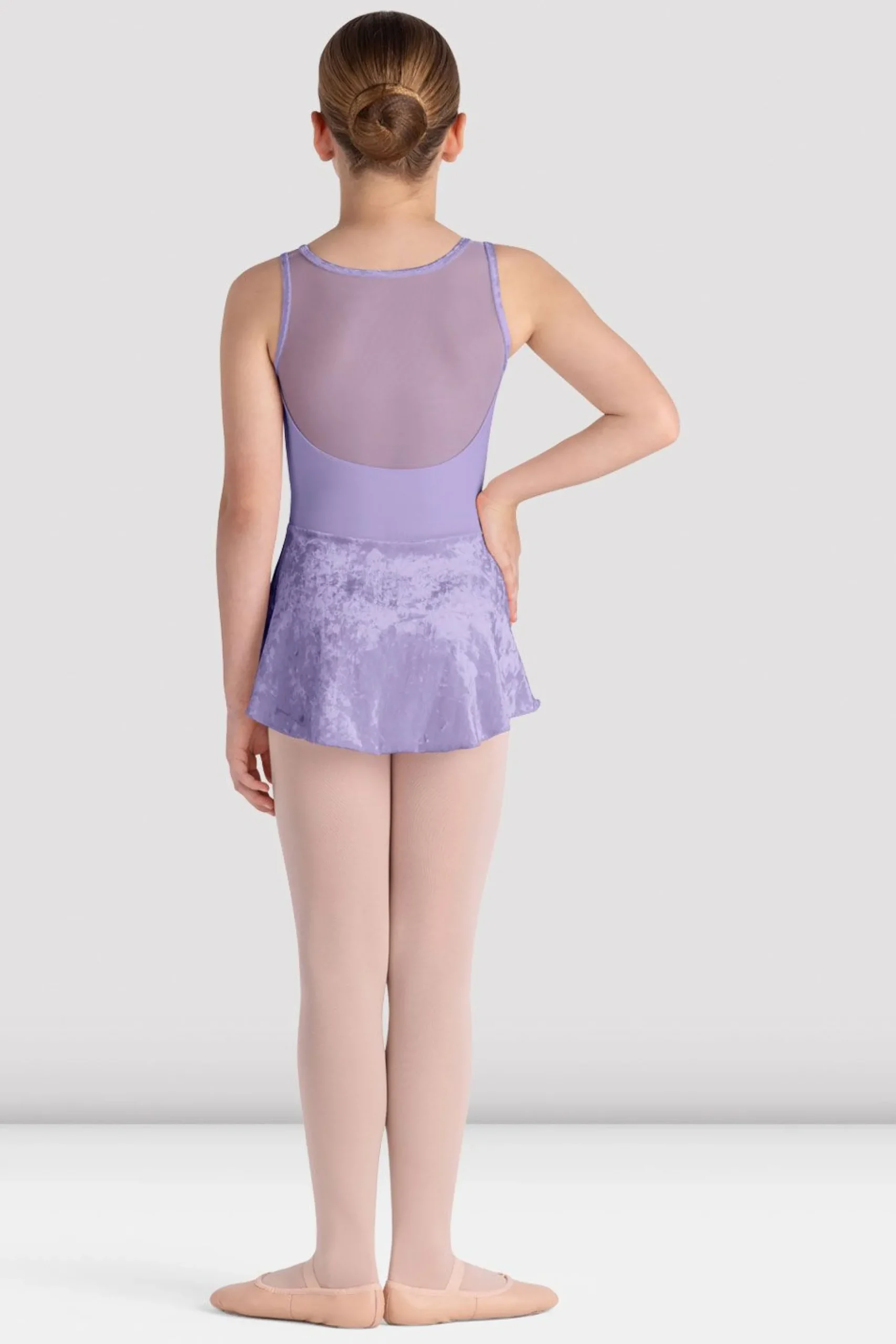 Bloch Kleider|Performance^Mädchen-Lulu-Trikot mit Tankrock lilac