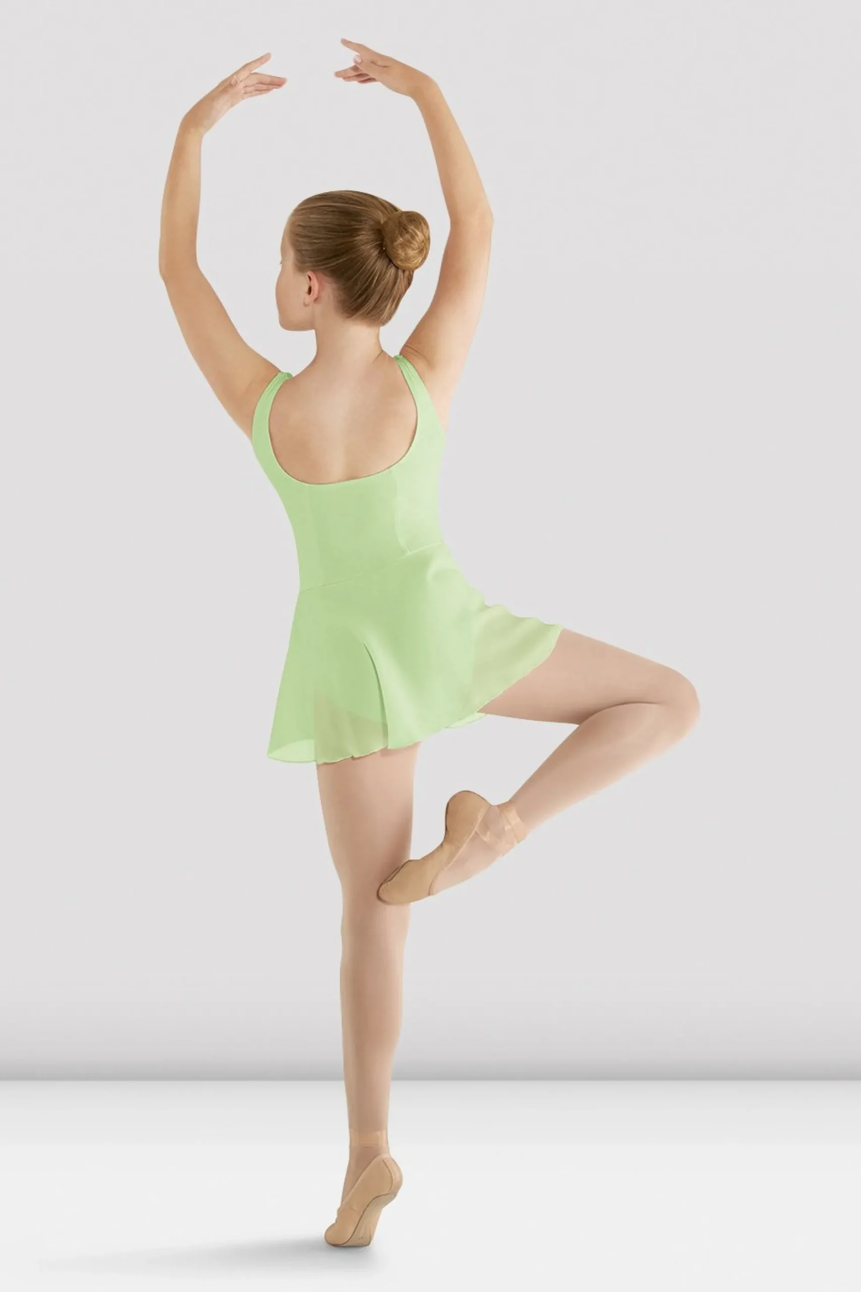 Bloch Kleider|Performance^Mädchen-Tanktop-Trikot „Mirella“ mit Rock