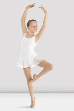 Bloch Kleider|Performance^Mädchen-Tanktop-Trikot „Mirella“ mit Rock