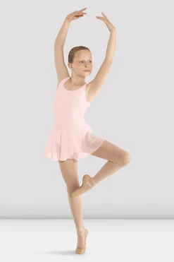 Bloch Kleider|Performance^Mädchen-Tanktop-Trikot „Mirella“ mit Rock