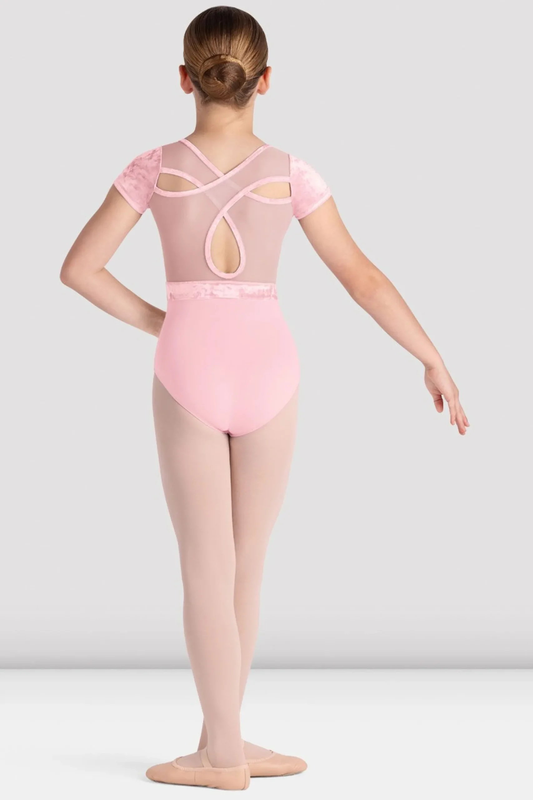 Bloch Trikots^Mädchen-Trikot „Amelia“ mit Flügelärmeln candypink