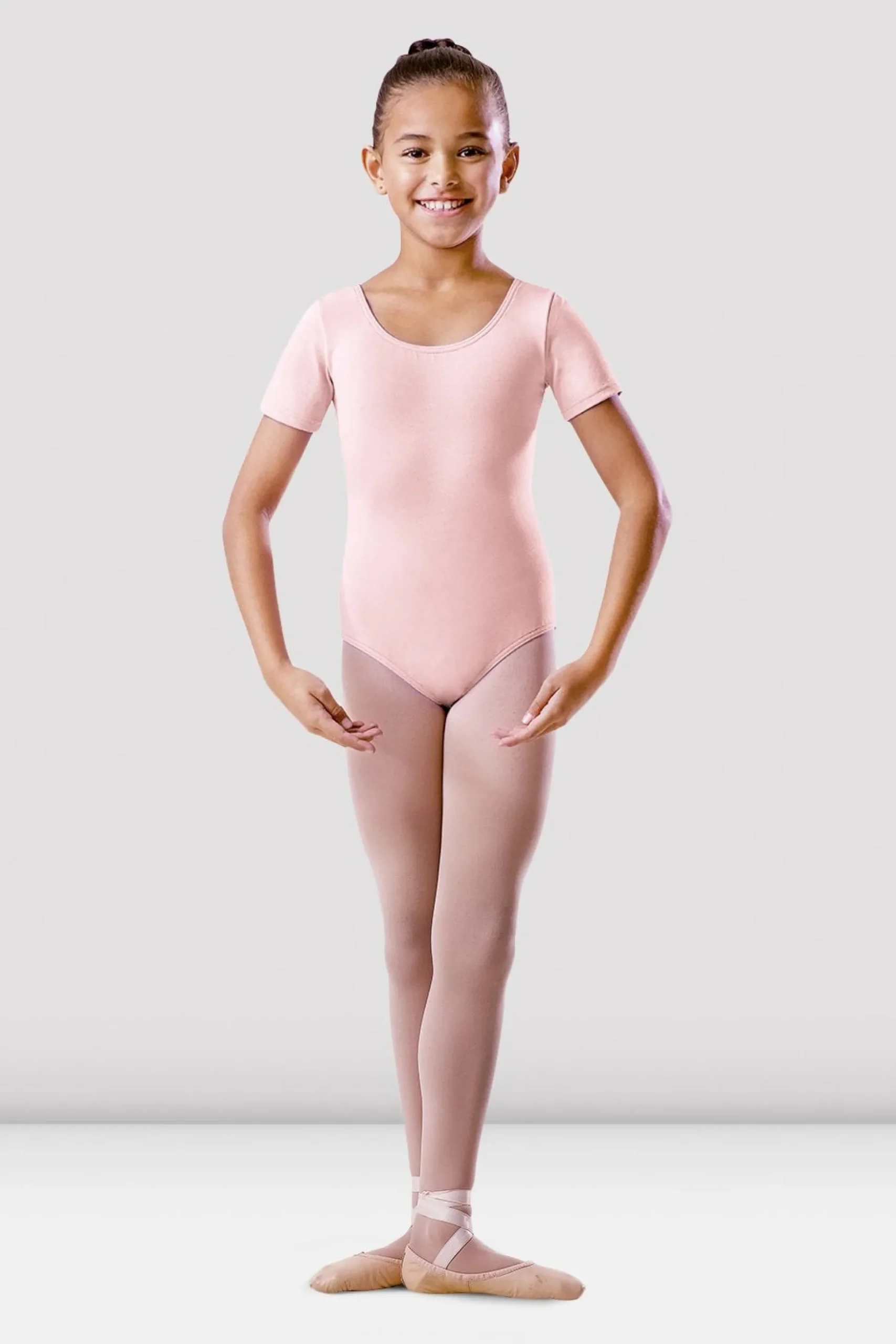 Bloch Basics & Uniformen|Trikots^Mädchen-Trikot mit Rundhalsausschnitt und kurzen Ärmeln