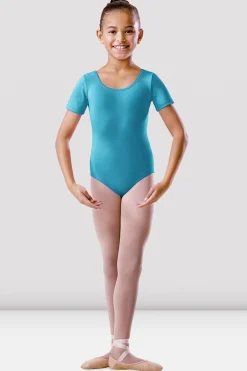 Bloch Basics & Uniformen|Trikots^Mädchen-Trikot mit Rundhalsausschnitt und kurzen Ärmeln