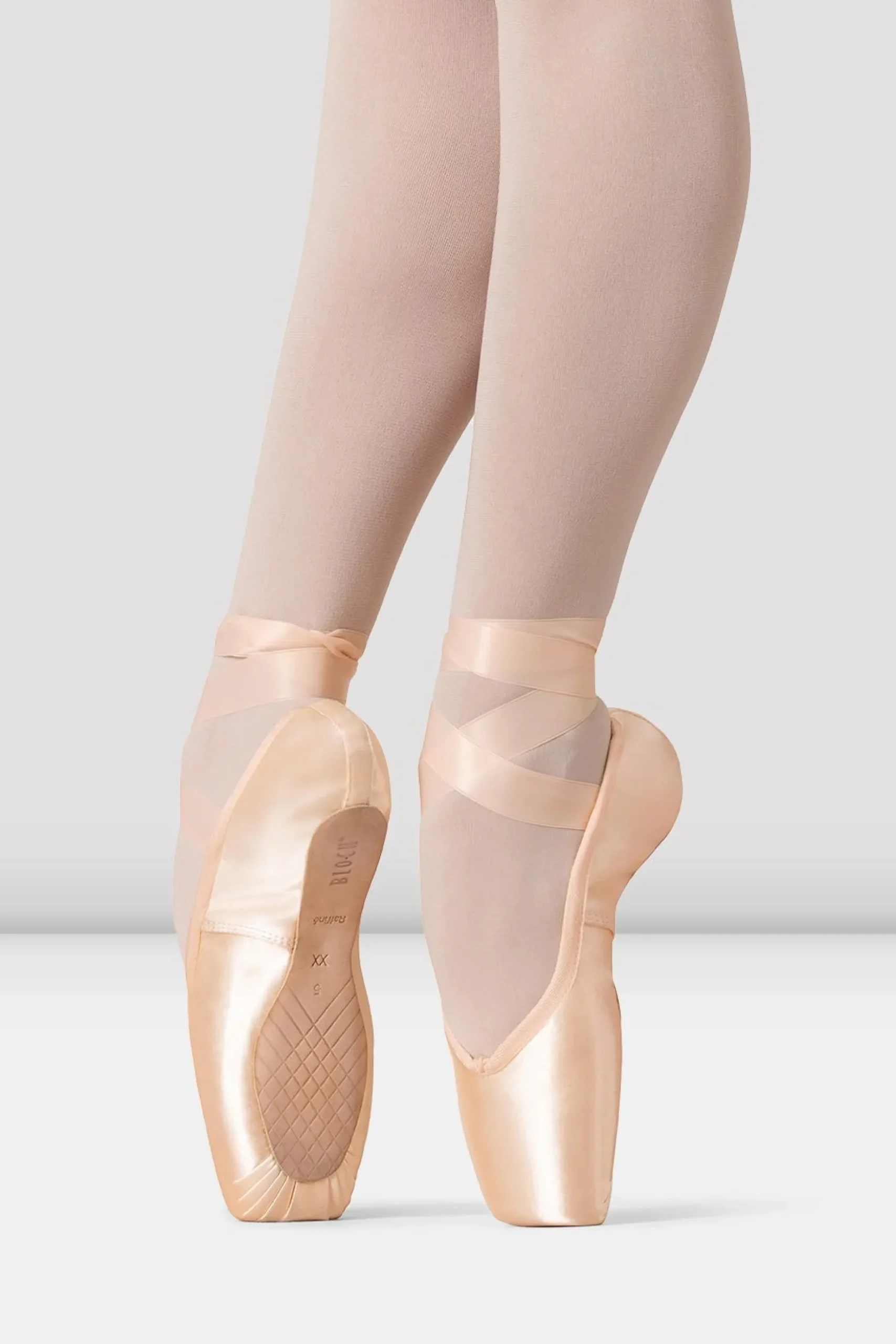 Bloch Spitze^Raffinierte Spitzenschuhe mit verbessertem Fußgewölbe pinksatin