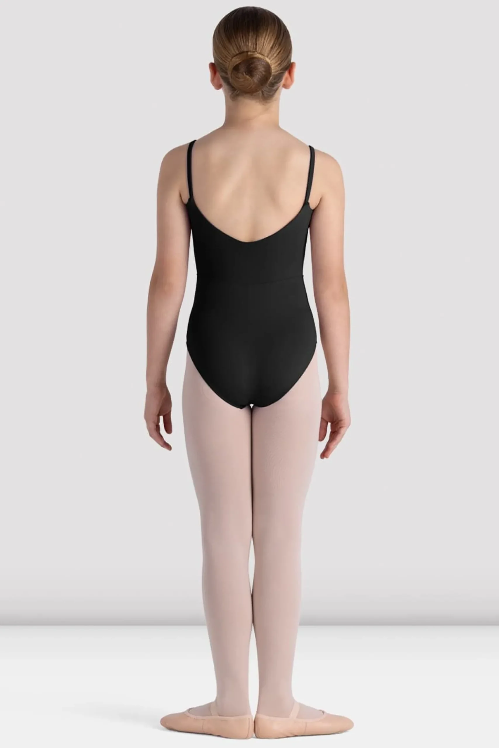Bloch Basics & Uniformen|Trikots^Rihanna Turnanzug mit U-Ausschnitt und Rückenausschnitt für Mädchen black