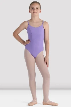 Bloch Basics & Uniformen|Trikots^Rihanna Turnanzug mit U-Ausschnitt und Rückenausschnitt für Mädchen lavender