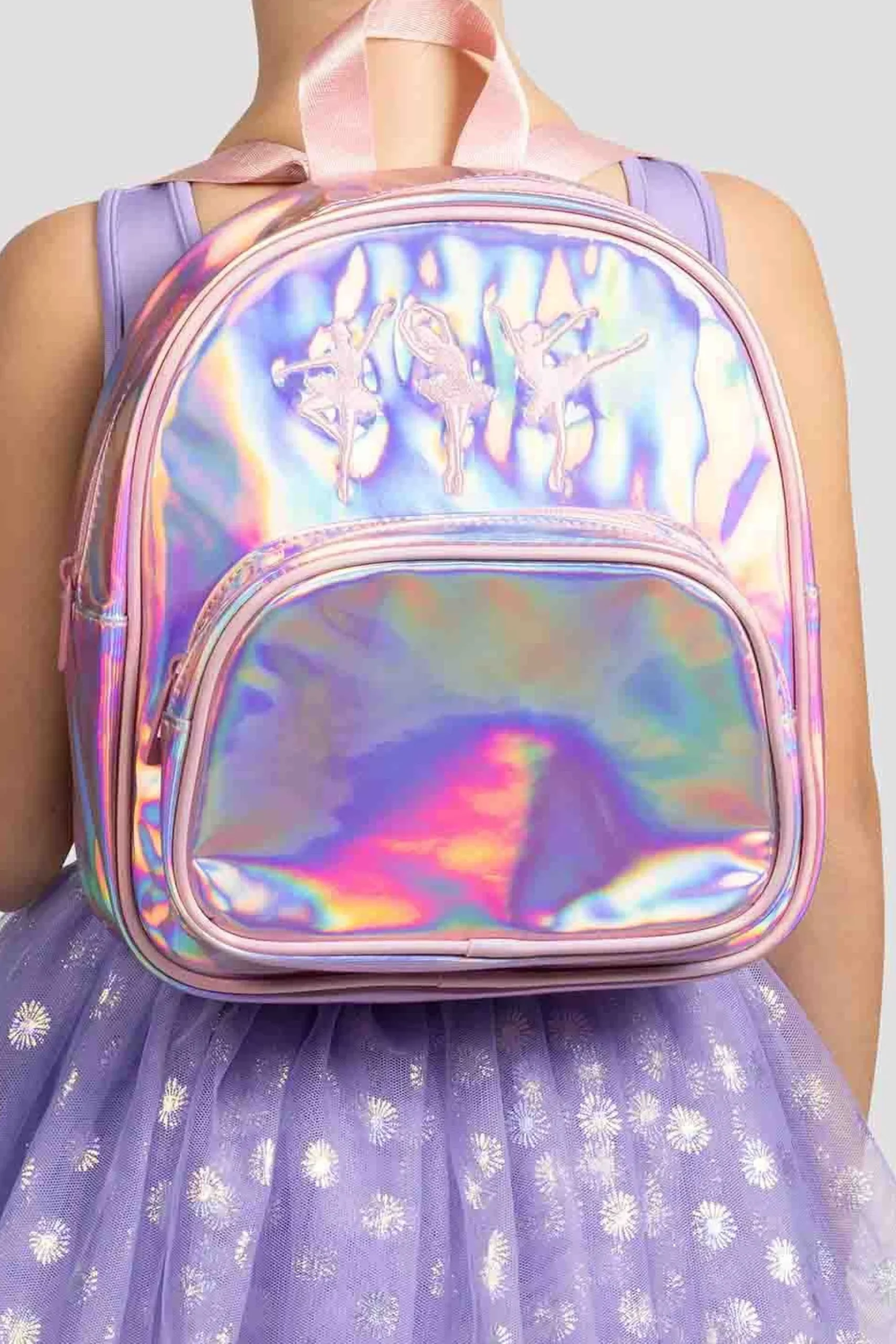 Bloch Taschen^Schillernder Ballerina-Rucksack für Mädchen iridescentpink