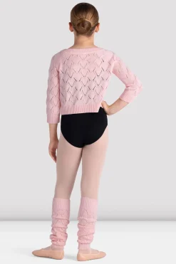Bloch Oberteile|Aufwärmen^Soraya 3/4-Strickpullover für Mädchen candypink