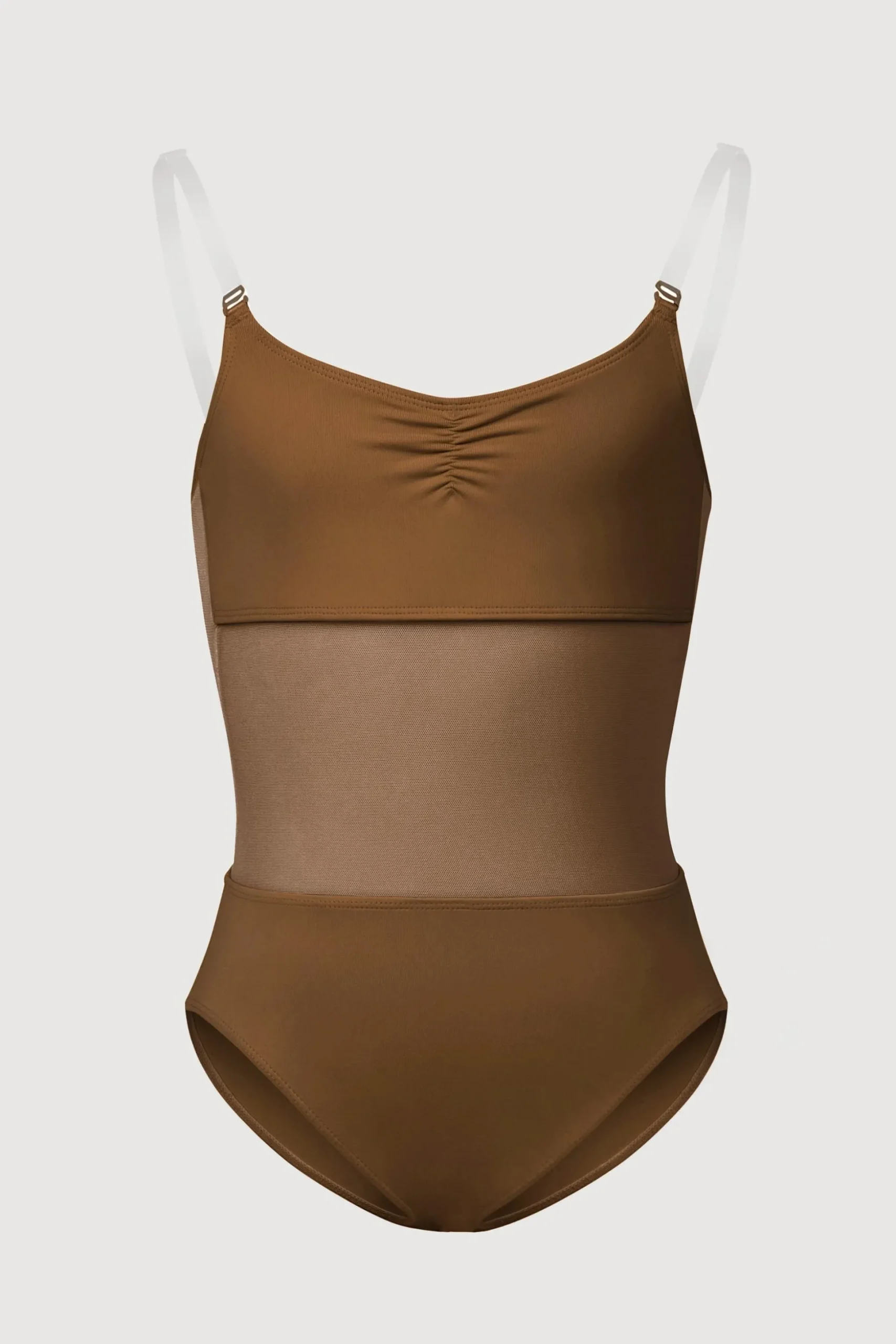 Bloch Unterwäsche^Sunna-Body mit Mesh-Einsatz für Mädchen cocoa
