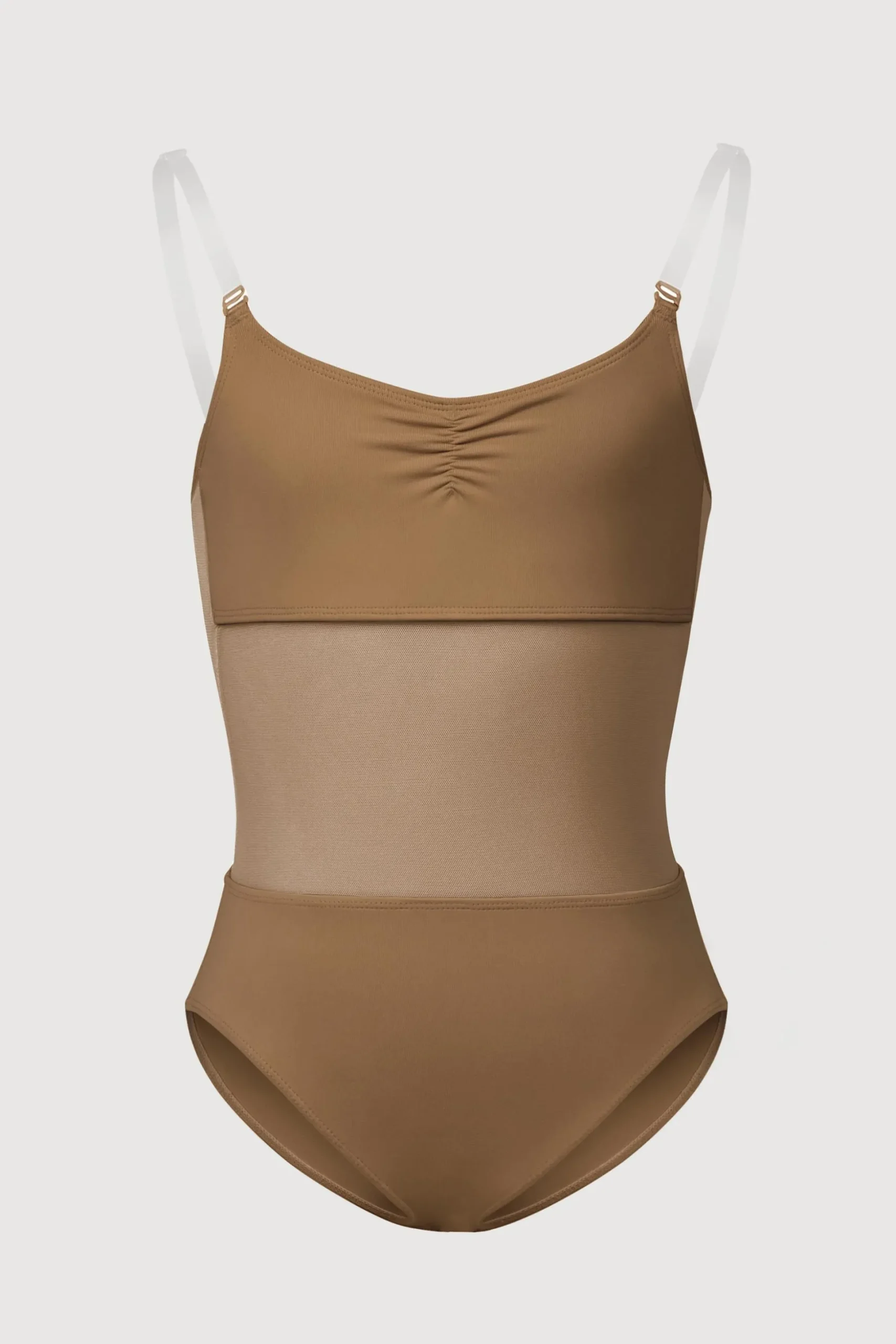Bloch Unterwäsche^Sunna-Body mit Mesh-Einsatz für Mädchen almond