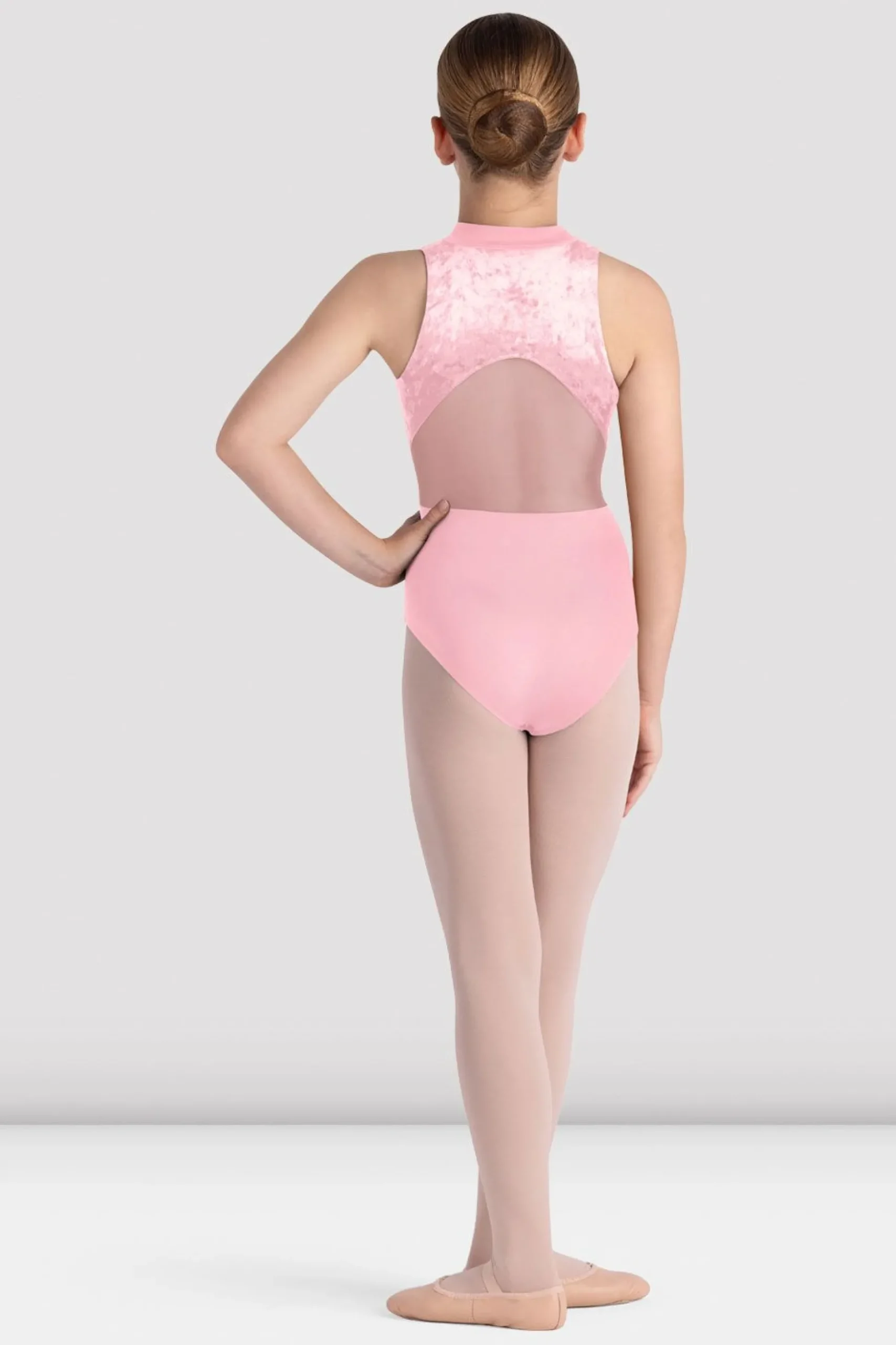 Bloch Trikots^Tanya Turnanzug mit Reißverschluss vorne für Mädchen candypink