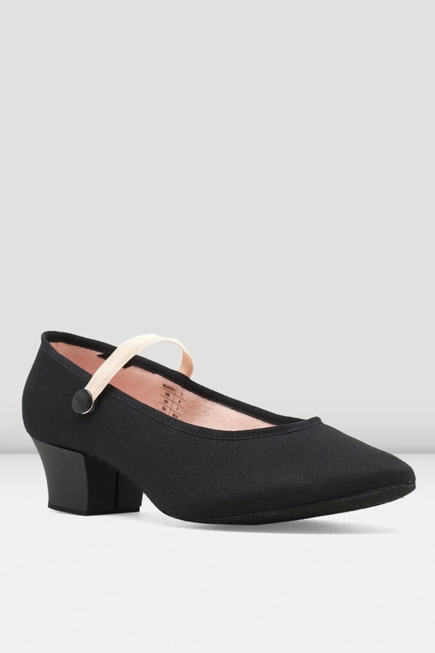 Bloch Charakter^Tempo-Schuhe mit kubanischem Absatz für Damen