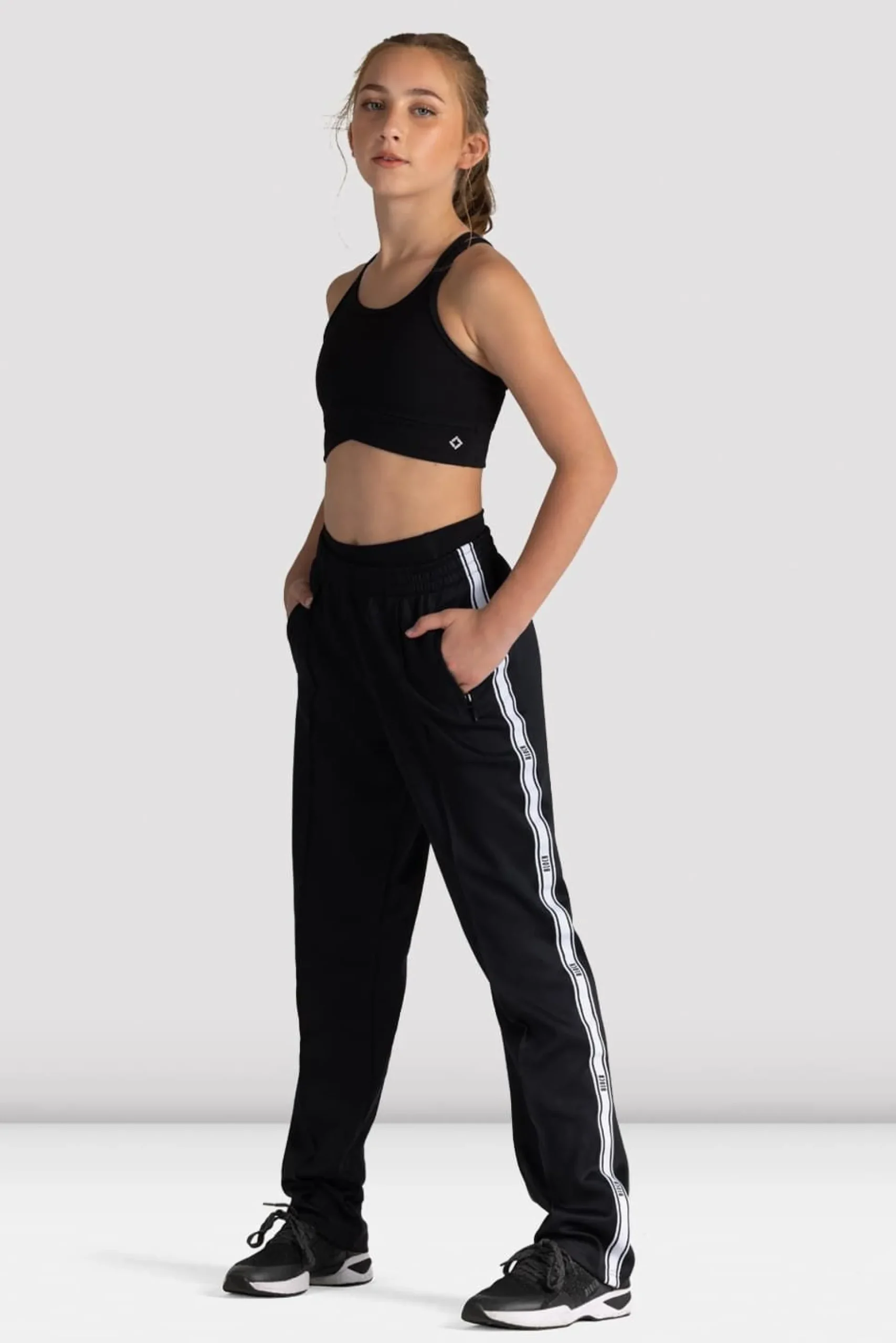 Bloch Hosen Und Leggings|Aufwärmen^Trainingshose mit -Logo für Kinder black