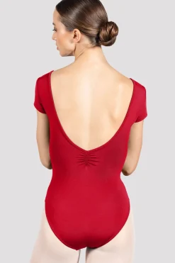 Bloch Grundlagen|Trikots^Turnanzug mit Flügelärmeln für Damen von Penny red