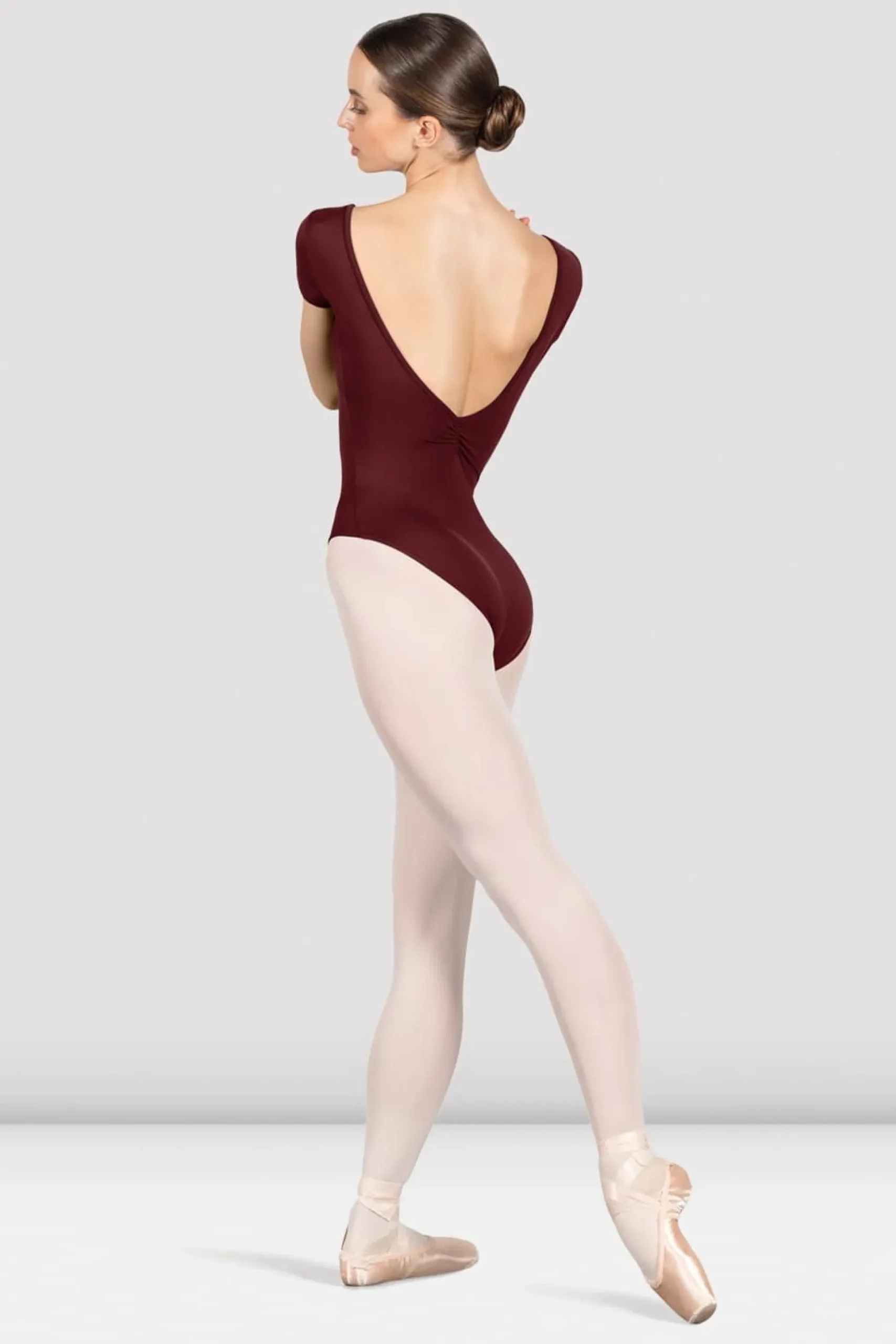 Bloch Grundlagen|Trikots^Turnanzug mit Flügelärmeln für Damen von Penny burgundy