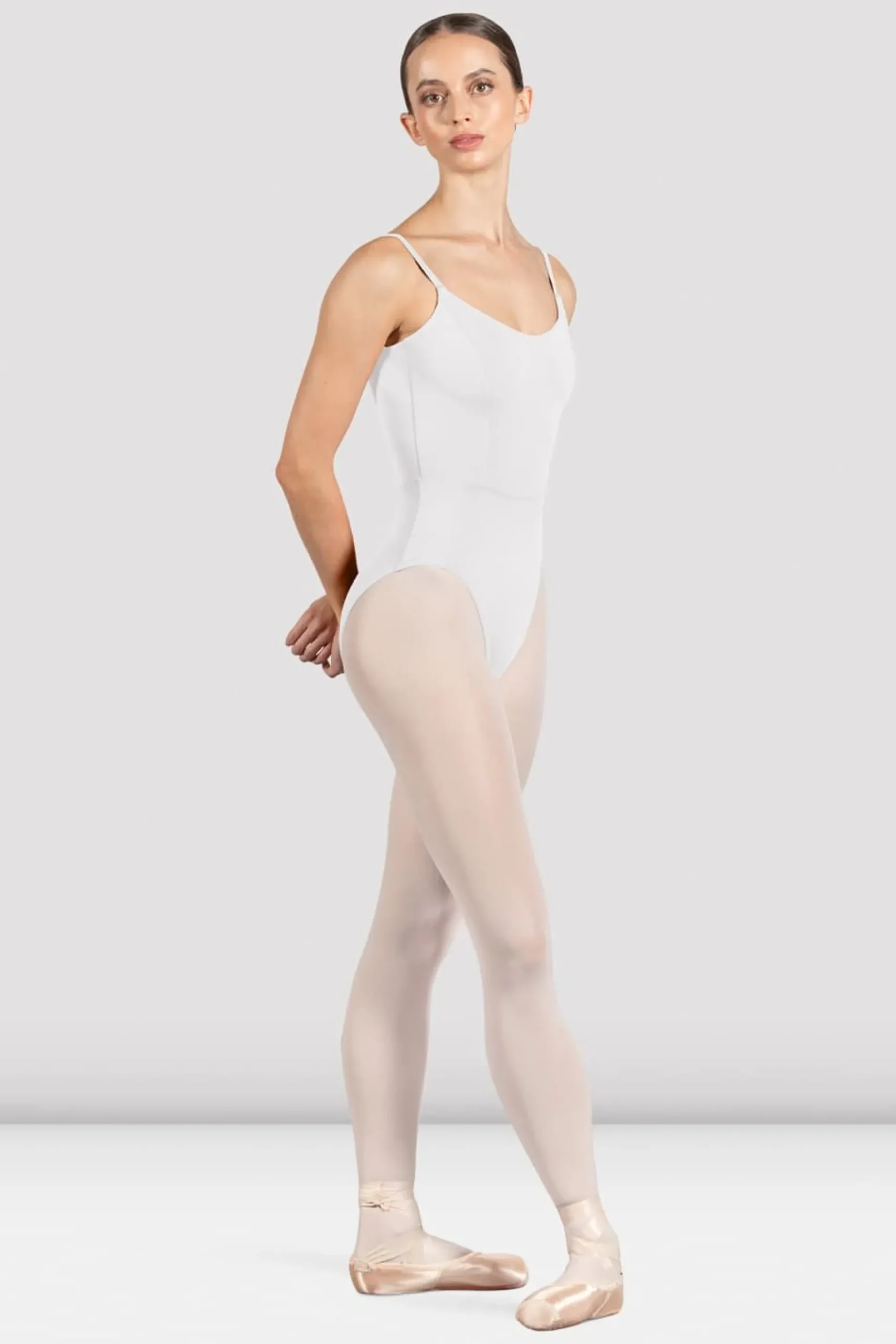 Bloch Grundlagen|Trikots^Turnanzug „Ruby“ mit Rundhalsausschnitt für Damen white