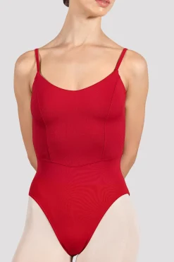 Bloch Grundlagen|Trikots^Turnanzug „Ruby“ mit Rundhalsausschnitt für Damen red
