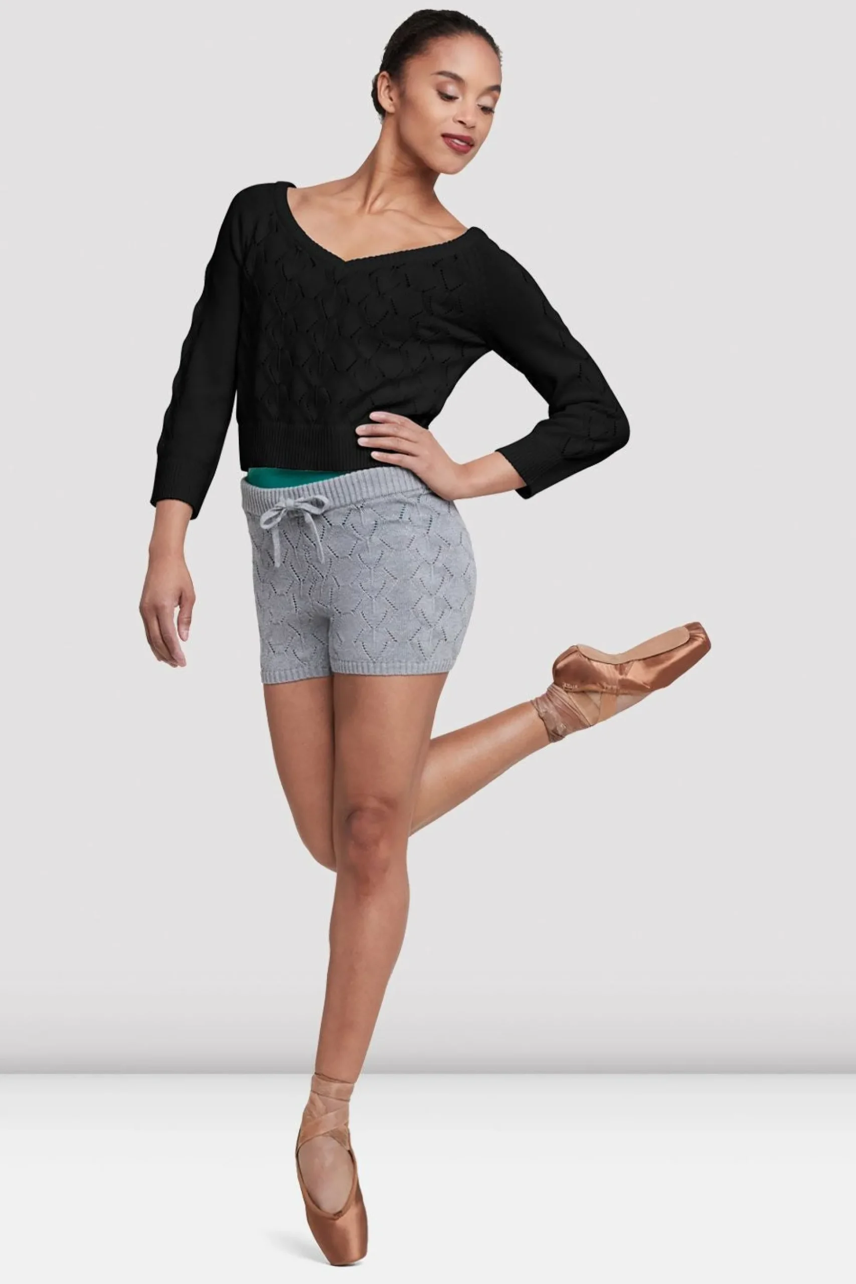 Bloch Oberteile|Aufwärmen^Viola Pullover mit 3/4-Ärmeln für Damen black