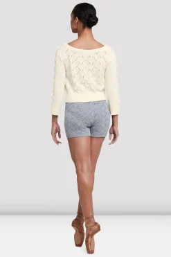 Bloch Oberteile|Aufwärmen^Viola Pullover mit 3/4-Ärmeln für Damen winterwhite